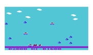 Cloudburst for Commodore VIC-20 - You explode if any of the opponents crash into you.
