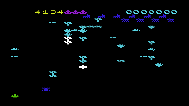 Video Vermin Commodore VIC-20 Screenshot: Here come the video vermin...