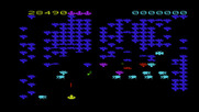 Video Vermin for Commodore VIC-20 - The vermin approach the bottom of the screen; be careful!
