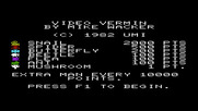 Video Vermin for Commodore VIC-20 - Title screen.