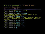 Strange Odyssey for Commodore 16 & Plus/4 - Hmm, I can't go through the door...not yet at least.