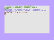 Strange Odyssey for Commodore 16 & Plus/4 - Game start.