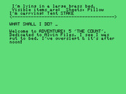 Count, The for TI-99/4A - Game start.