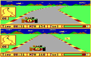 Pitstop II for IBM PC/Compatibles - Careful on this sharp curve...