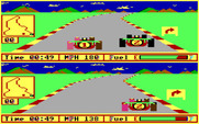 Pitstop II for IBM PC/Compatibles - Careful, don't crash into other cars...