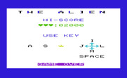 Alien, The for Commodore VIC-20 - Game instructions.