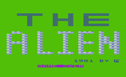 Alien, The for Commodore VIC-20 - The game over screen.
