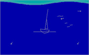 Posey Yacht Race Simulation for IBM PC/Compatibles - The race continues...