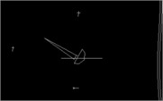 Posey Yacht Race Simulation for IBM PC/Compatibles - Stern view of your boat.