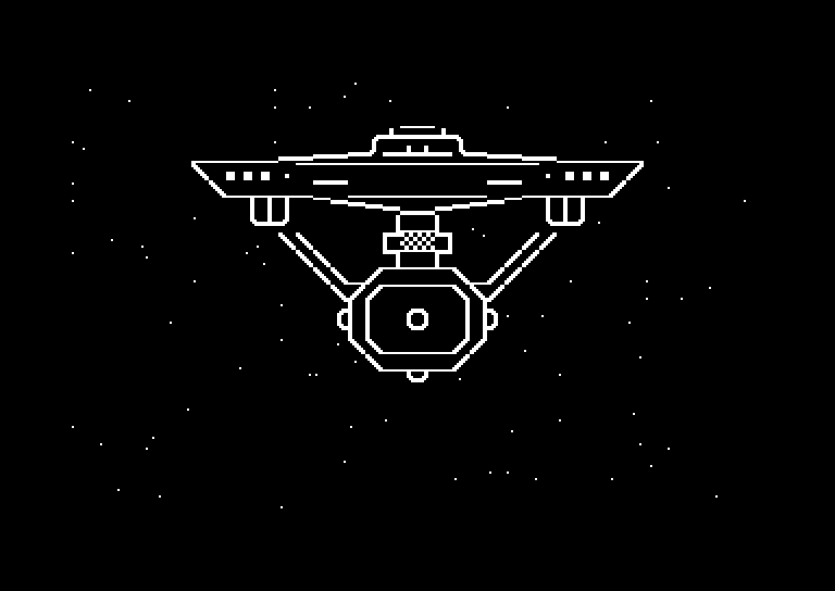 Star Trek Evolution Commodore 64 Screenshot: Star Trek Senior - Introduction.