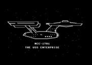 Star Trek Evolution for Commodore 64 - Star Trek Senior - The USS Enterprise.