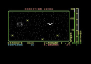 Star Trek Evolution for Commodore 64 - Star Trek Senior - Enemy hit by torpedo!