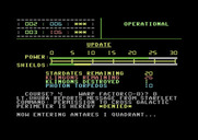 Star Trek Evolution for Commodore 64 - Star Trek Senior - Permission to cross perimeter denied...