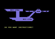 Star Trek Evolution for Commodore 64 - Beginner's Star Trek - Title screen