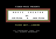 Movie Creator for Commodore 64 - Title screen.