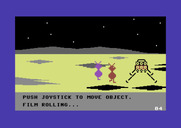 Movie Creator for Commodore 64 - Action! Move your characters around the scene.