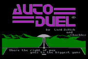 AutoDuel for Atari 8-bit - Title screen.