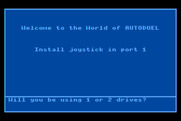 AutoDuel for Atari 8-bit - Welcome to AutoDuel!