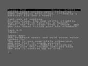 Planetfall for Commodore 16 & Plus/4 - Underwater! This could be trouble...