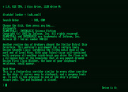 Planetfall for Amstrad PCW - Starting screen.