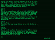 Planetfall for Amstrad PCW - I survived a crash, and now I'm in a courtyard...