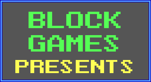 Snake Bite IBM PC/Compatibles Screenshot: Block Games logo.