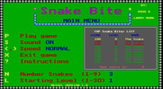 Snake Bite for IBM PC/Compatibles - Title screen and main menu.