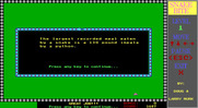 Snake Bite for IBM PC/Compatibles - Here is a bit of trivia...