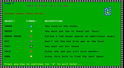 Snake Bite for IBM PC/Compatibles - Instructions, continued...