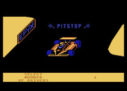 Pitstop for Atari 8-bit - Setting options for a new game, including number of players...