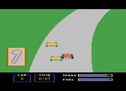Pitstop for Atari 8-bit - Sharp turn!
