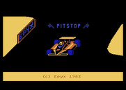 Pitstop for Atari 8-bit - Title screen.