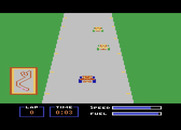Pitstop for Atari 8-bit - Game start.