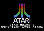Star Raiders for Atari 5200 - Atari logo and game title.