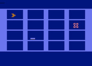 Star Raiders for Atari 2600 - Viewing the galactic chart.