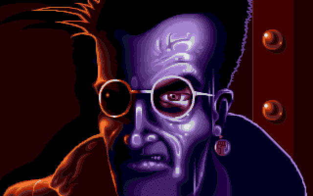 Strike II IBM PC/Compatibles Screenshot: Game introduction, one of our characters...