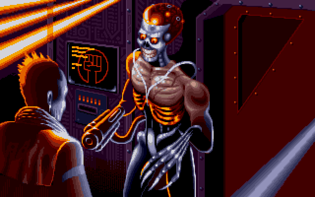 Strike II IBM PC/Compatibles Screenshot: Introduction; this encounter looks deadly!