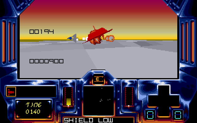 Strike II IBM PC/Compatibles Screenshot: I've been hit!