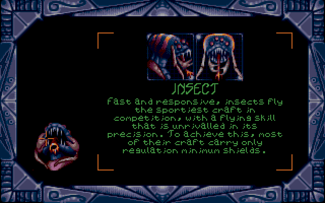 Strike II IBM PC/Compatibles Screenshot: There are four types of characters, each a little different...
