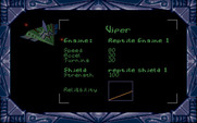 Strike II for IBM PC/Compatibles - Overview of the Viper class ship.