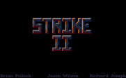Strike II for IBM PC/Compatibles - Title screen.