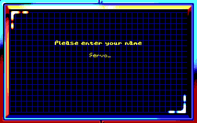Strike II IBM PC/Compatibles Screenshot: Enter your name...