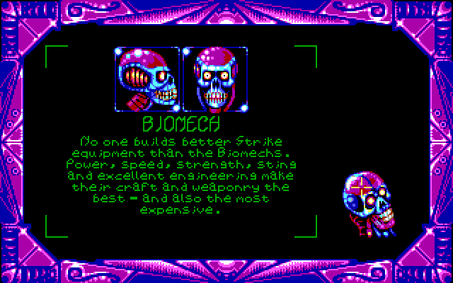 Strike II IBM PC/Compatibles Screenshot: Introduction; this encounter could be trouble...