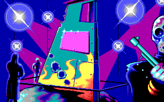 Strike II IBM PC/Compatibles Screenshot: Ready to begin the game?
