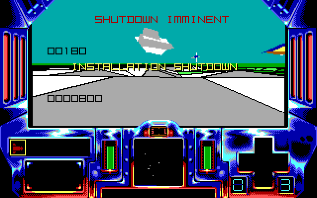 Strike II IBM PC/Compatibles Screenshot: Shutdown imminent...