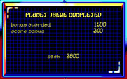 Strike II for IBM PC/Compatibles - Level completion bonus.