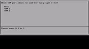 Strike II for IBM PC/Compatibles - Setup a two player game?