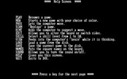 World Class Chess for IBM PC/Compatibles - The help screen.