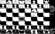 World Class Chess for IBM PC/Compatibles - Optionally, the space names can be shown on the board.