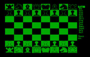 World Class Chess for IBM PC/Compatibles - Starting screen and menu.